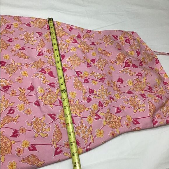Lily Pulitzer Sunset Pink Turtle Soup Maxi Dress Spaghetti Straps Size 6 - Picture 12 of 15